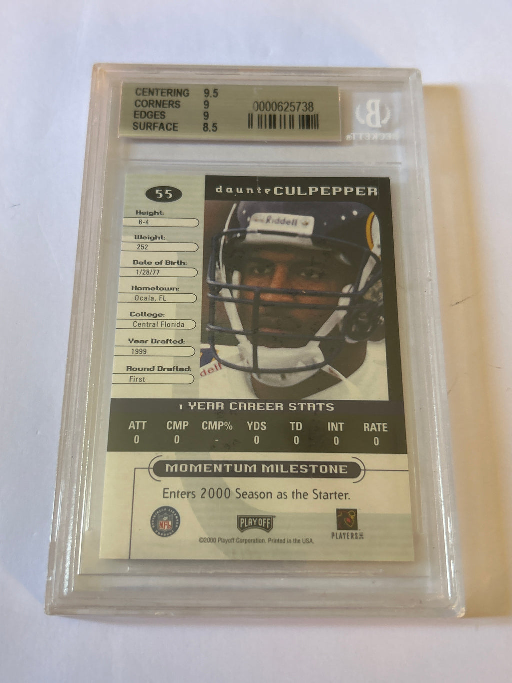 2000 Playoff Momentum - Daunte Culpepper #55