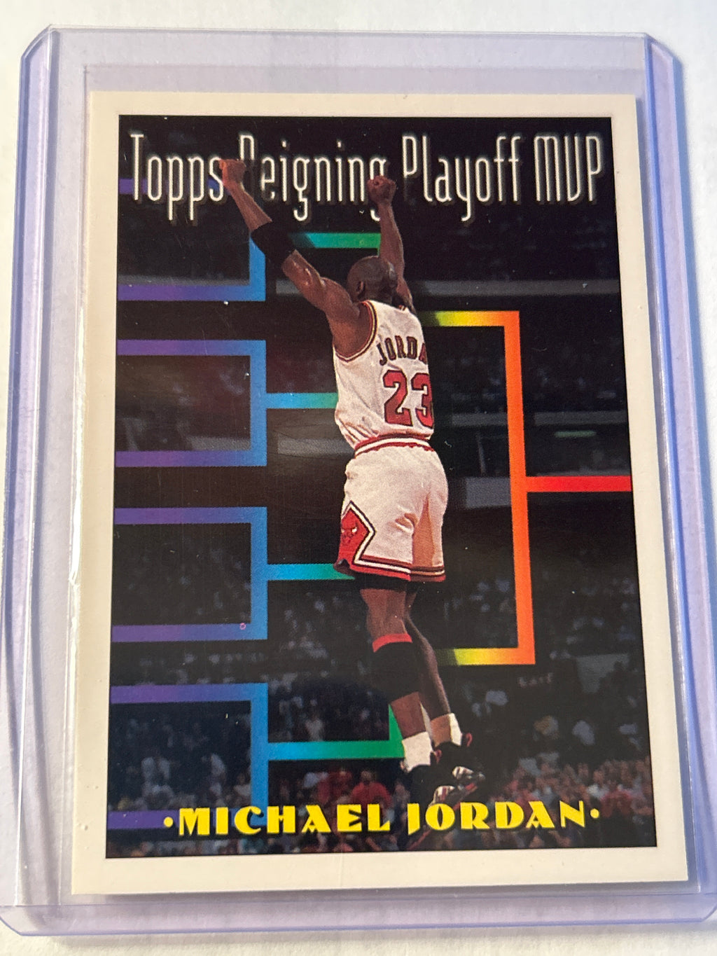 1993-94 Topps Michael Jordan Reigning Playoff MVP Bulls