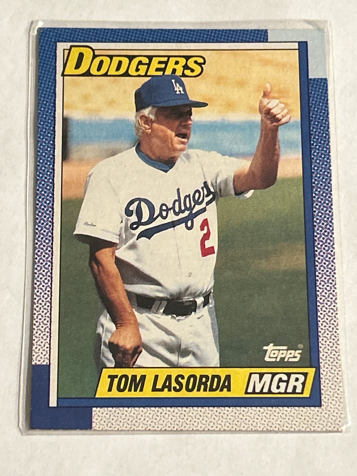 1990 Topps #669 - Tom Lasorda - Los Angeles Dodgers - #669