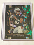 2025 Panini Select - Black and Green Prizm Concourse Drake Maye #80