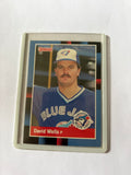 1988 Donruss - David Wells #640 Solid Blue Upper Right Corner (RC)