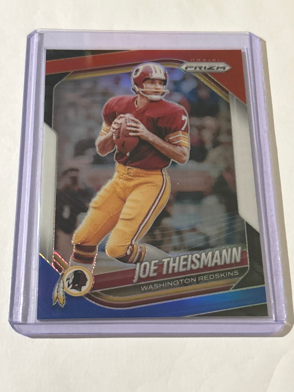 2025 Panini Prizm - Joe Theismann #284 Red White & Blue Prizm