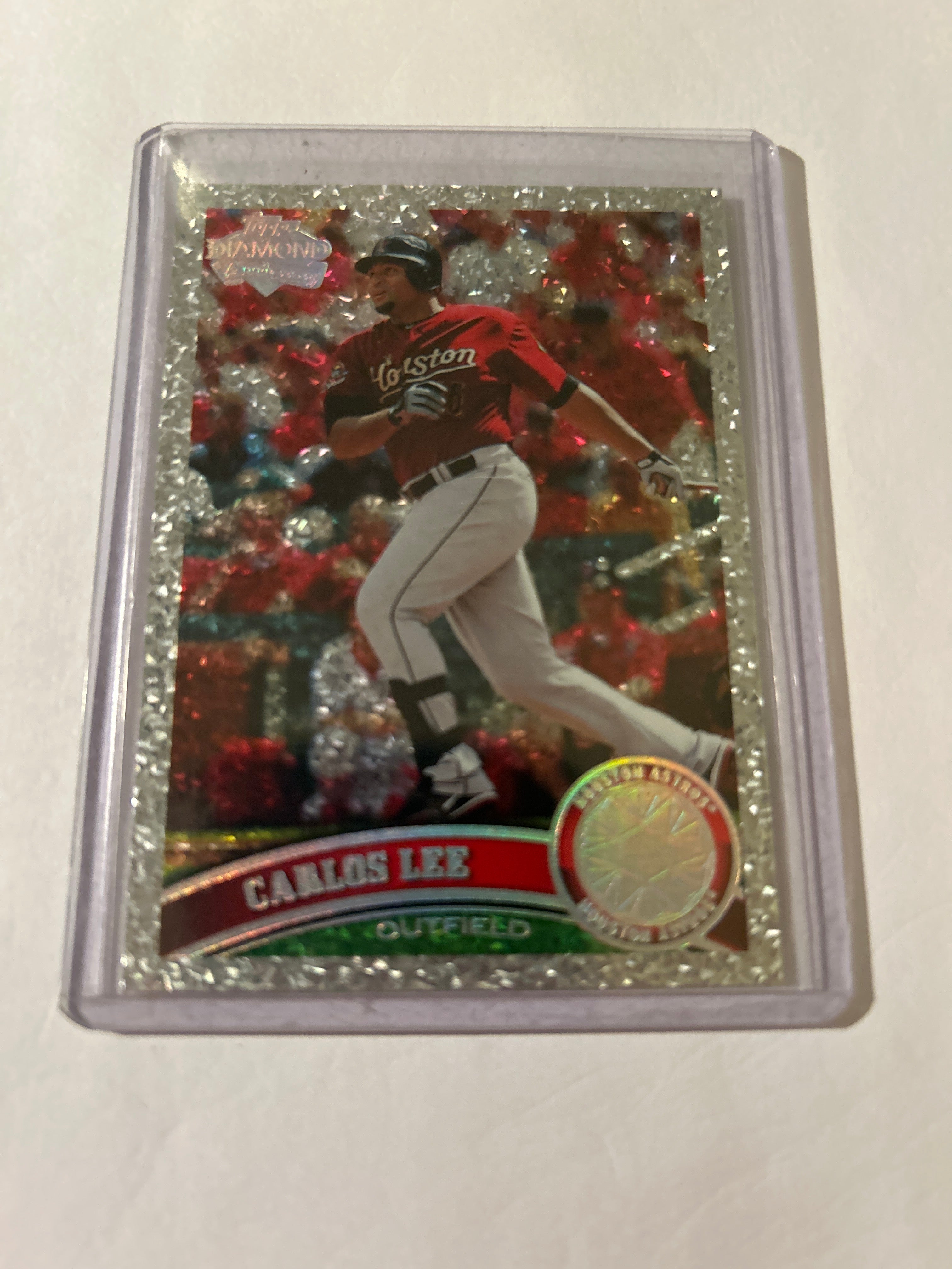 2011 Topps - Carlos Lee #586 Diamond Anniversary