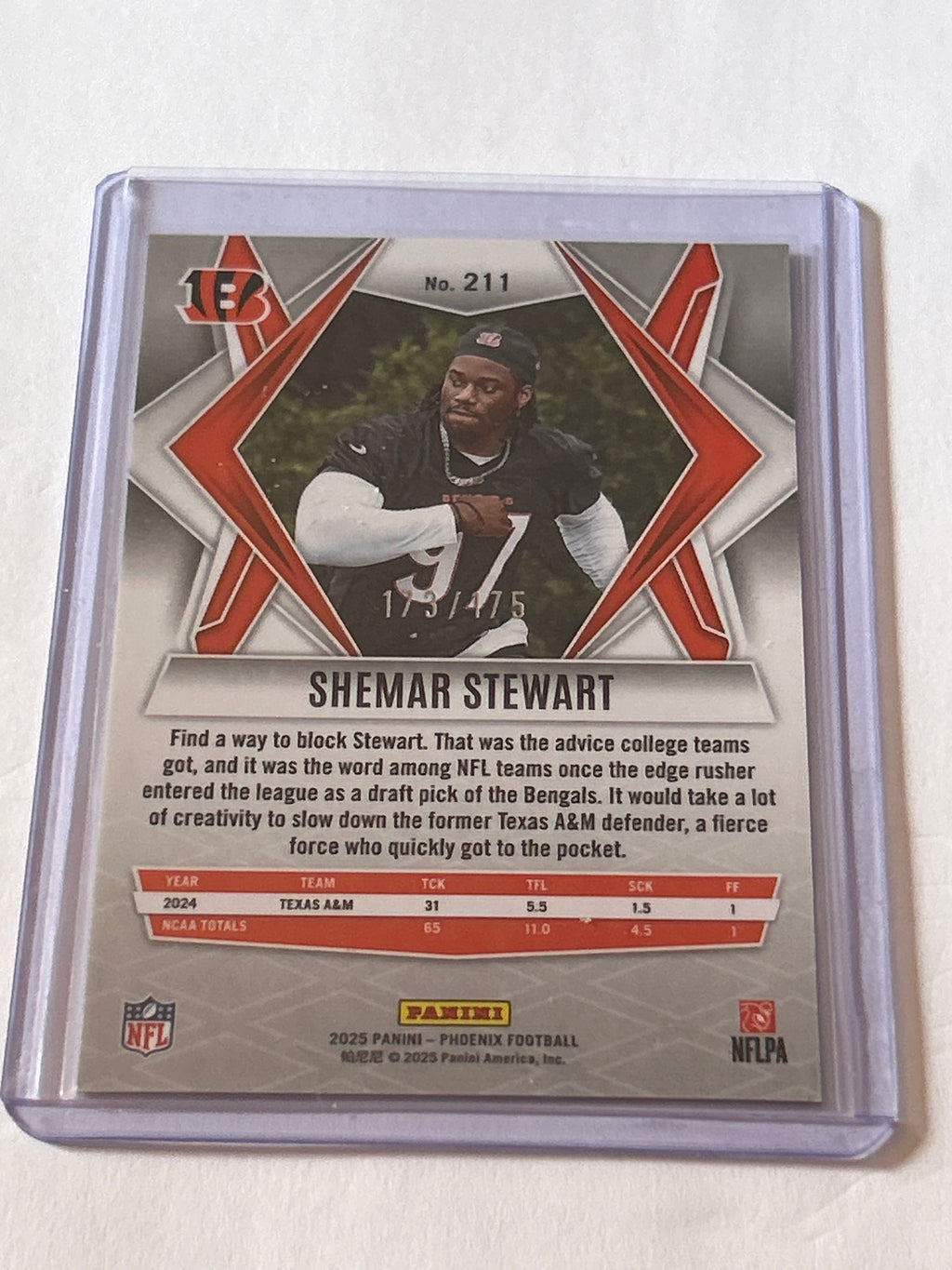 2025 Panini Phoenix - Rookies Shemar Stewart #211 Teal Lava 173/175 (RC)