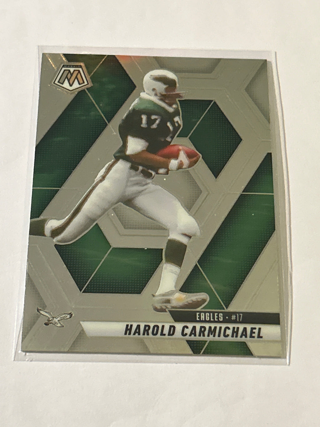 2025 Panini Mosaic - Harold Carmichael #55 Green Mosaic Prizm