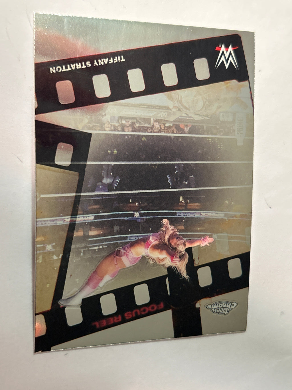 2025 Topps Chrome WWE Tiffany Stratton Focus Reel Insert