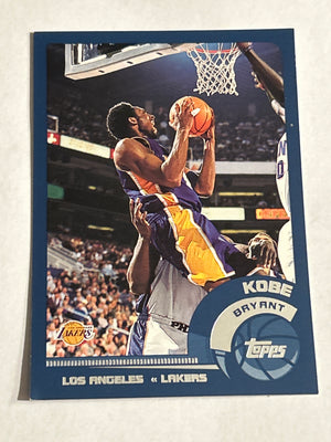 Topps 2002-03 Kobe Bryant #25 Los Angeles Lakers NBA Basketball Base Set