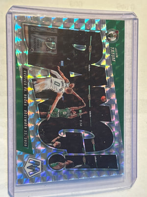 2020-21 Panini Mosaic Bang! Jayson Tatum Mosaic Prizm Celtics