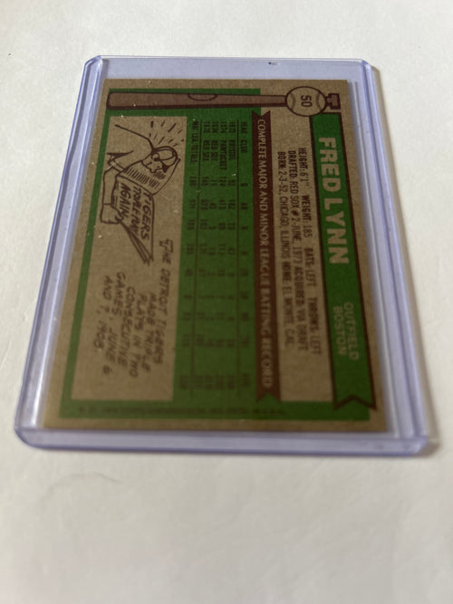 1976 Topps - Fred Lynn #50
