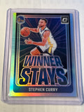 2023-24 Donruss Optic Winner Stays Stephen Curry Holo Prizm Warriors