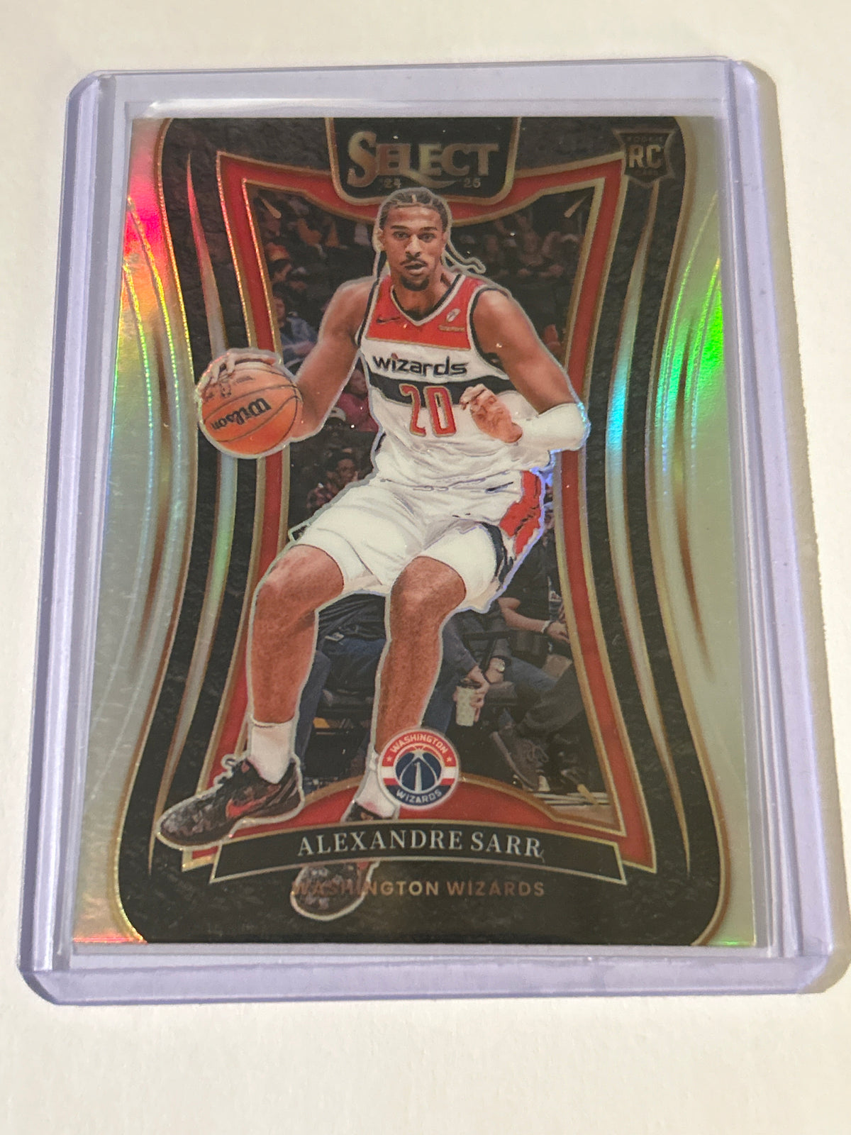 2024-25 Panini Select - Mezzanine Alexandre Sarr #399 Silver Prizm (RC)