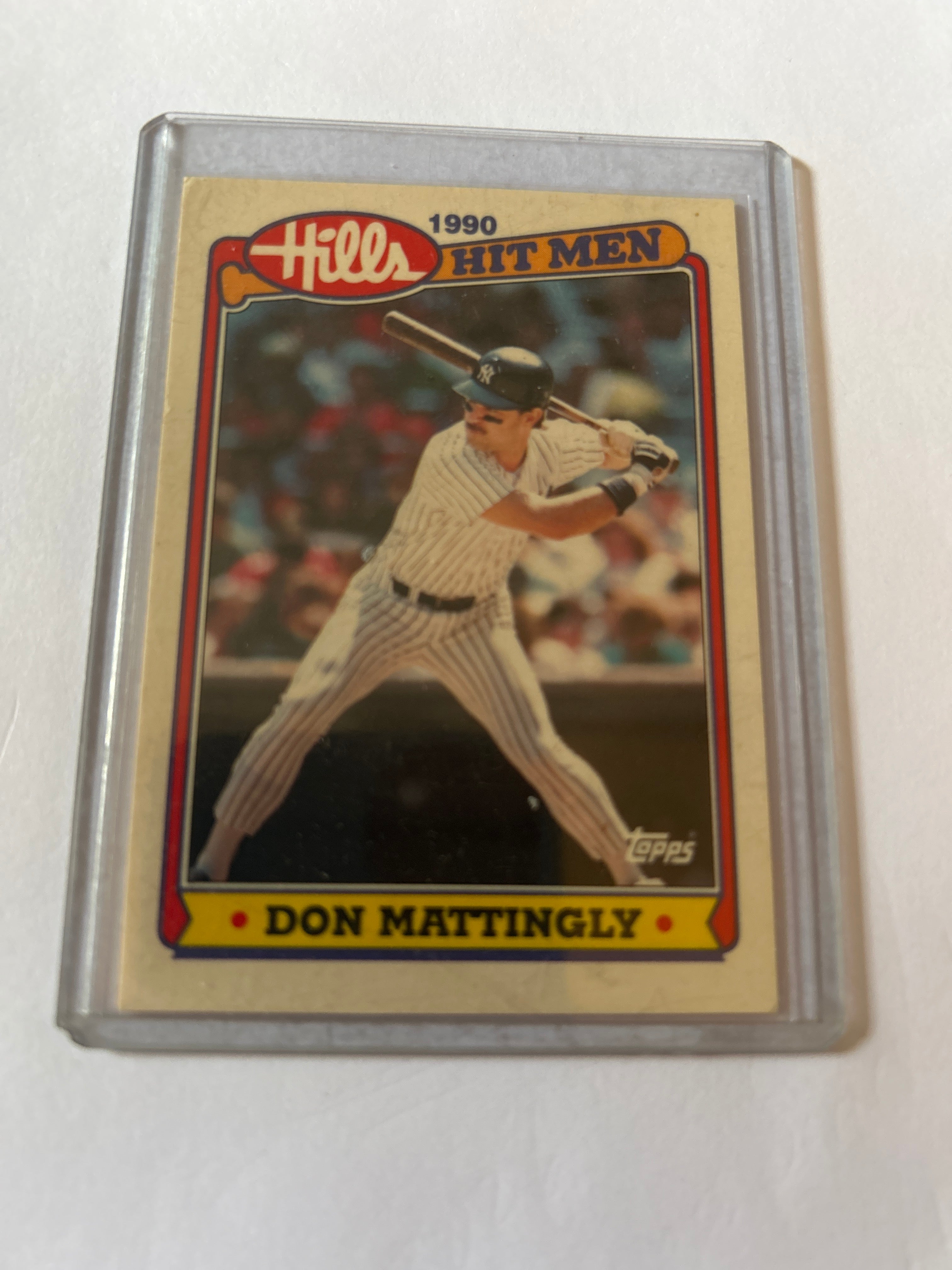 1990 Topps Hills Hit Men - Don Mattingly #3