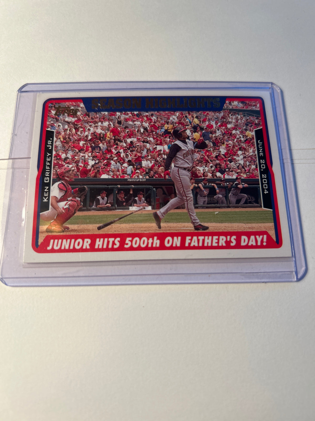 Ken Griffey Jr 7 Card Lot 500th Home Run Season Highlights O Pee Chee Premier Defensive Gems Diamond Producers Mariners Reds HOF