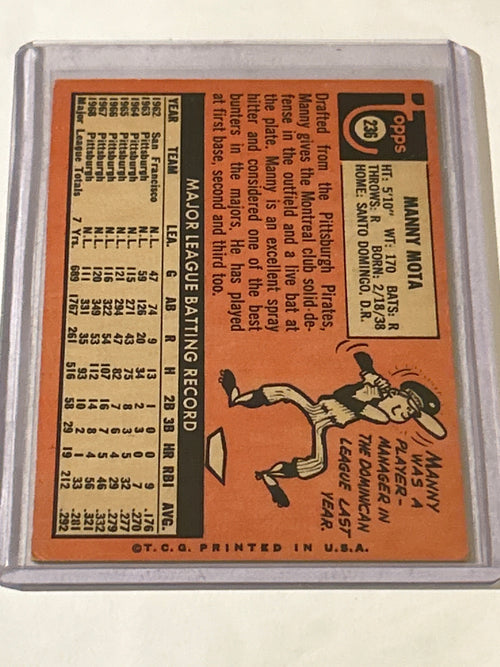 1969 Topps - Manny Mota #236