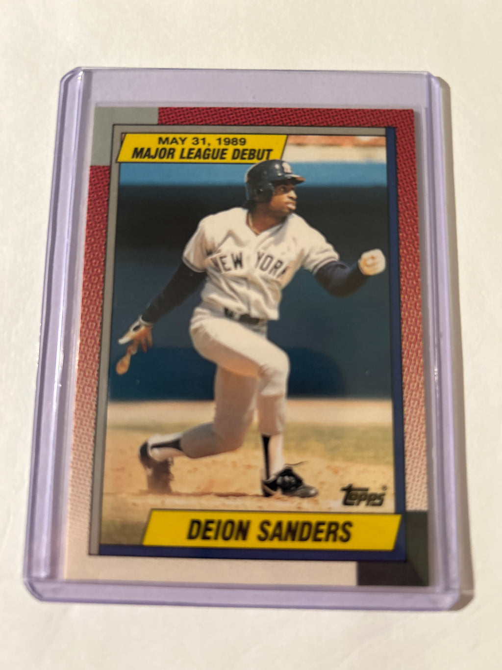 1989-90 Topps Major League Debut 1989 - Deion Sanders #108 (RC)