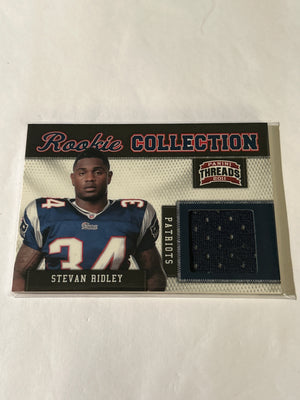 2011 Panini Threads - Rookie Collection Materials Stevan Ridley #186/299