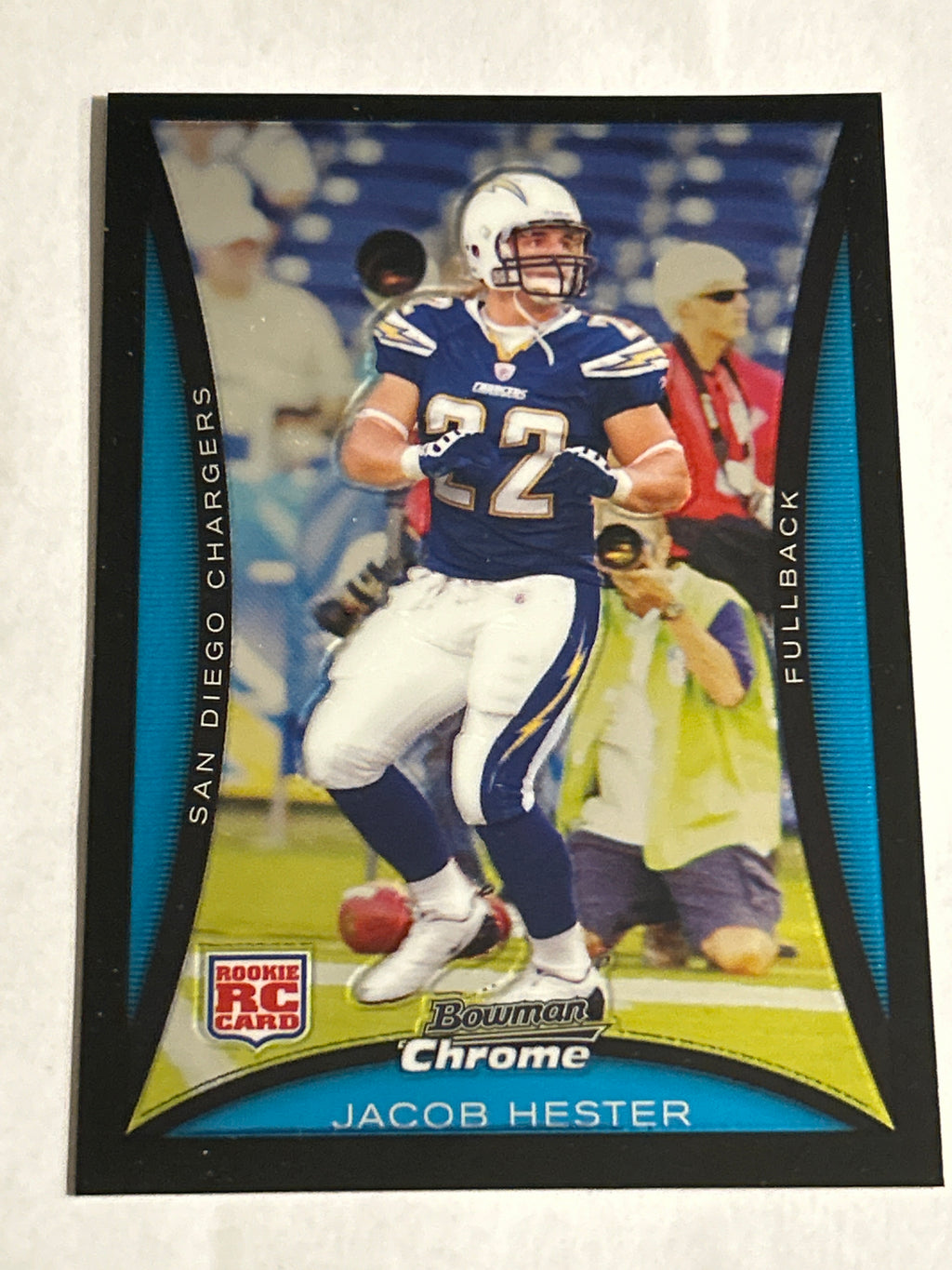 2008 Bowman Chrome Refractor #105 Jacob Hester (RC)