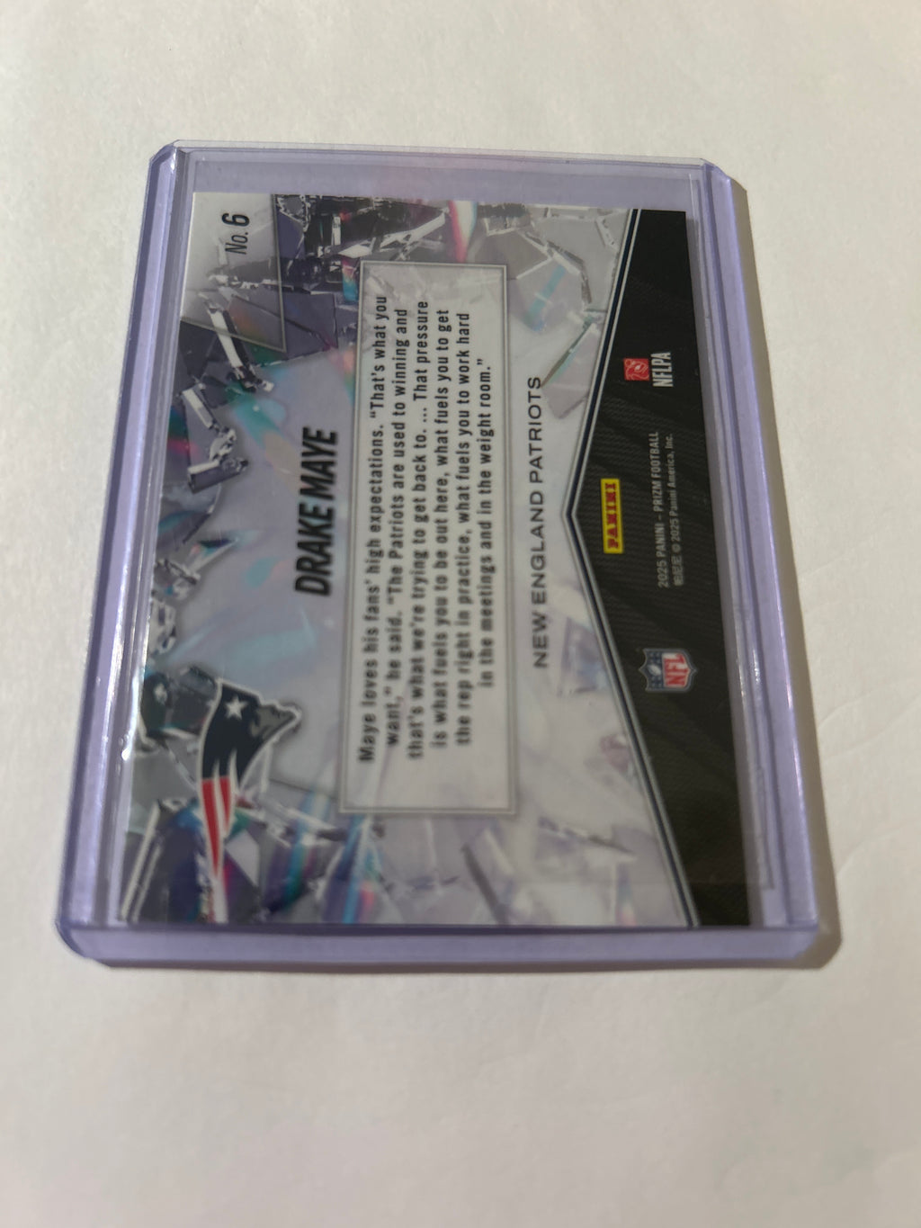 2025 Panini Prizm - Prizm Break Drake Maye #6