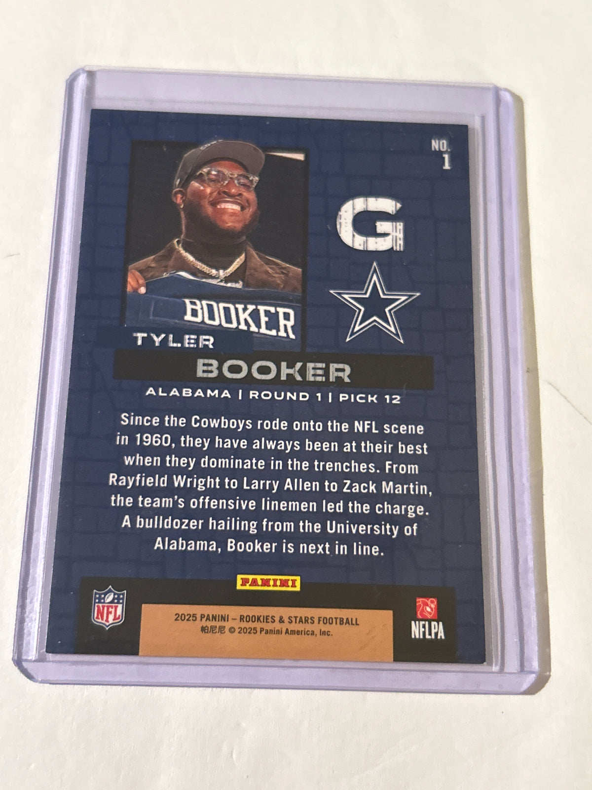 2025 Panini Rookies & Stars - Draft Class Tyler Booker #1 (RC)