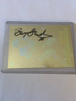 1991 Upper Deck Game Breakers Barry Sanders #GB1 Autographed (Signed After Release)