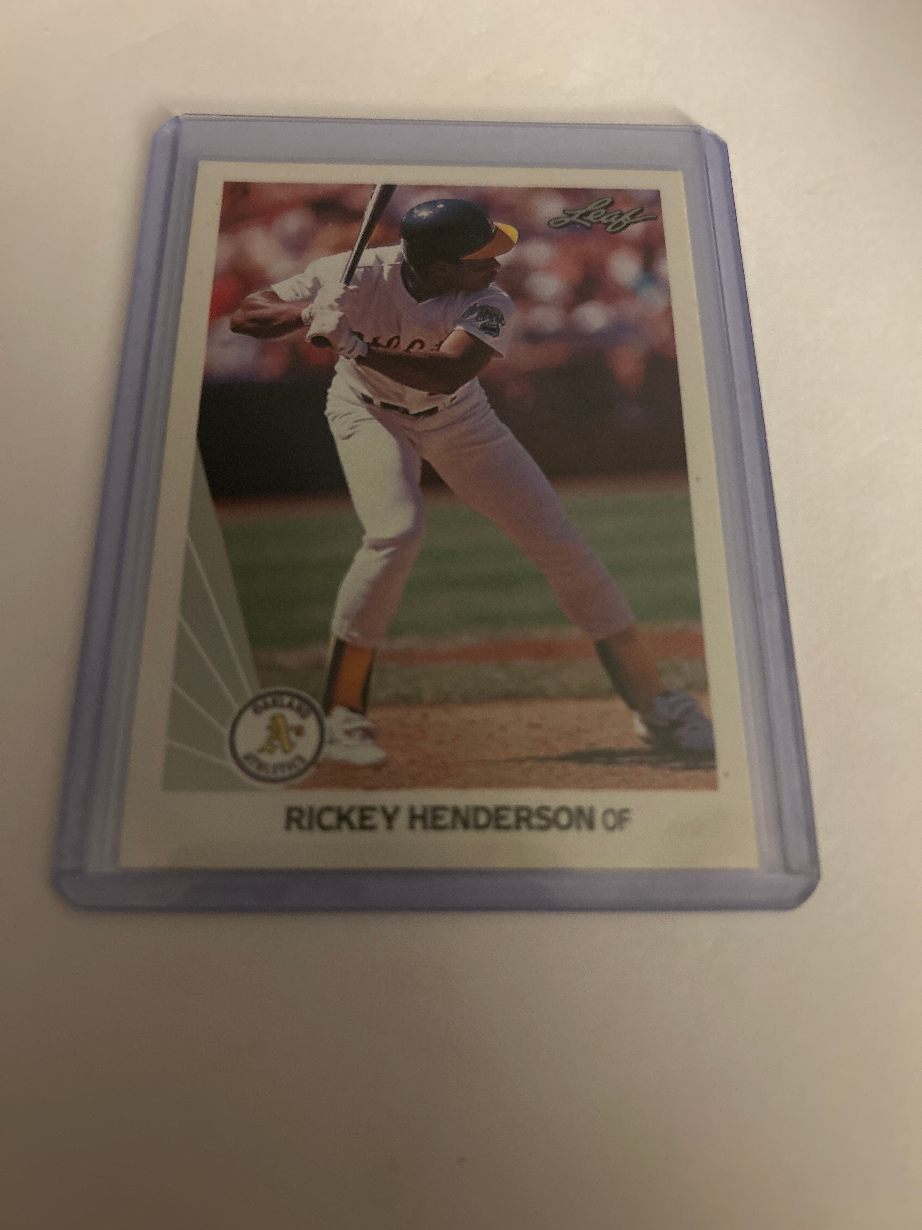 1990 Leaf - Rickey Henderson #160