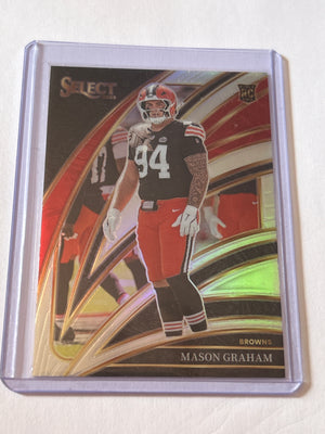 2025 Panini Select - Club Level Mason Graham #256 Silver Prizm (RC)