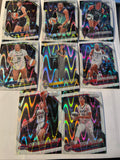 2025 Panini Prizm WNBA 8 Card Pulsar Prizm Parallel Lot Cynthia Cooper-Dyke Ajsa Sivka RC