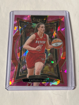 2025 Panini Select WNBA Caitlin Clark Concourse #41 Pink Ice Prizm Indiana Fever