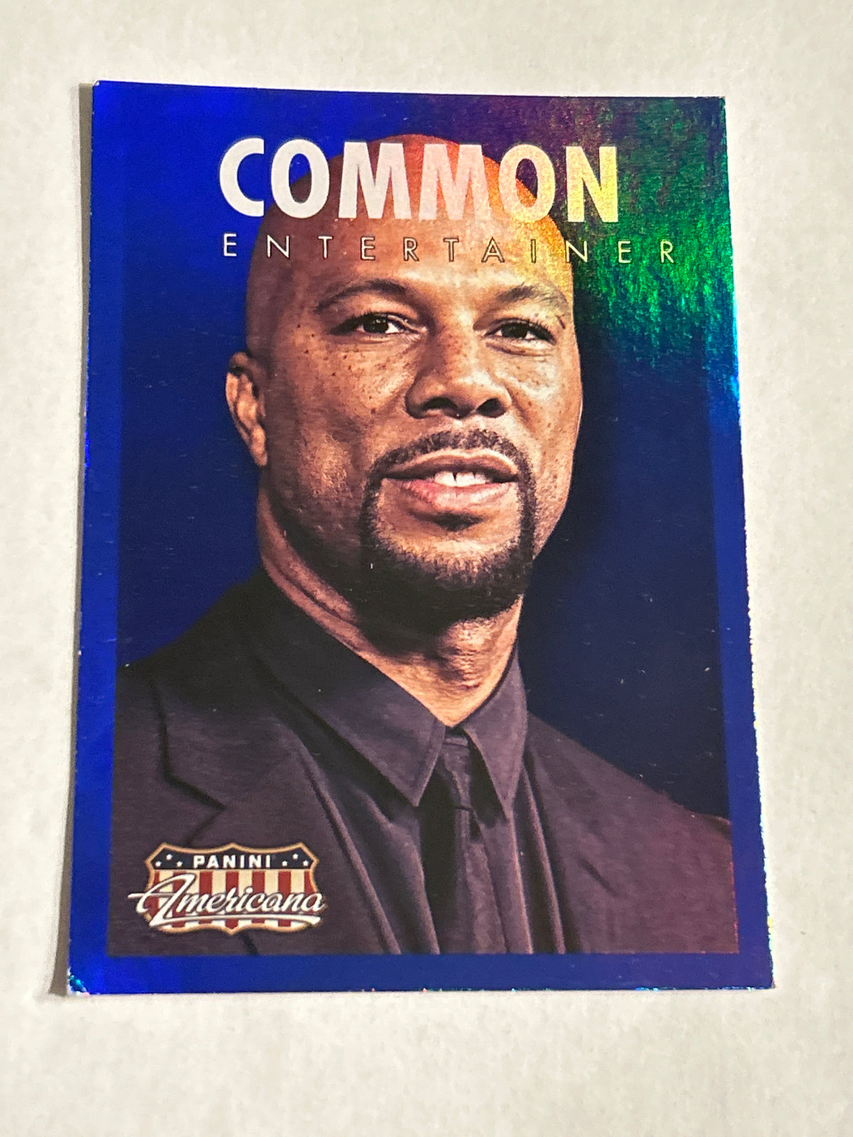 Panini Americana Common Entertainer Blue Foil Card #45