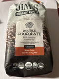 Jim’s Organic Coffee Double Chocolate – Ground – Light Roast – 12 oz (Best By 3/27)