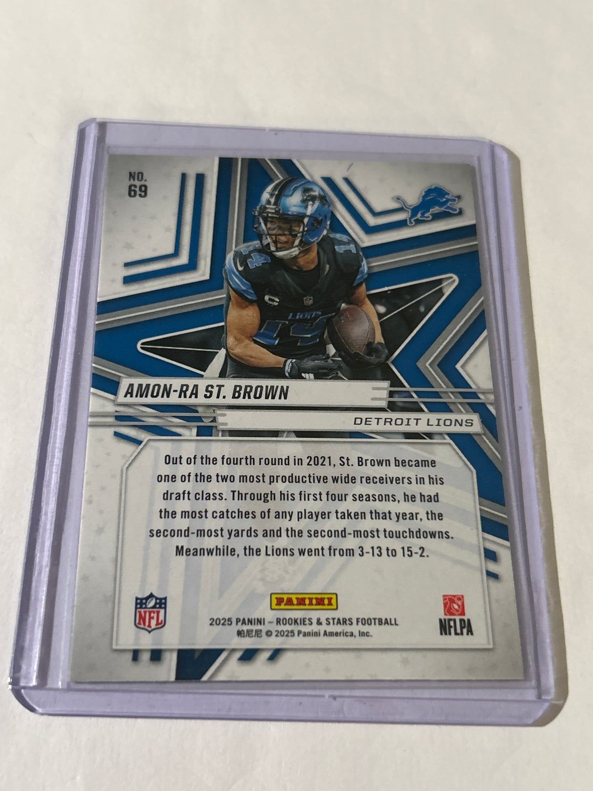 2025 Panini Rookies & Stars - Amon-Ra St. Brown #69 Green