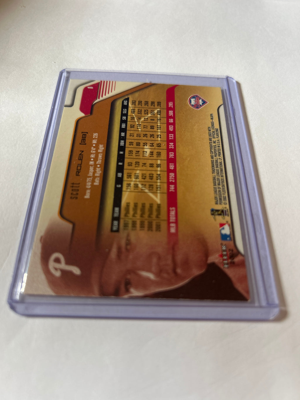2002 Flair - Scott Rolen #1