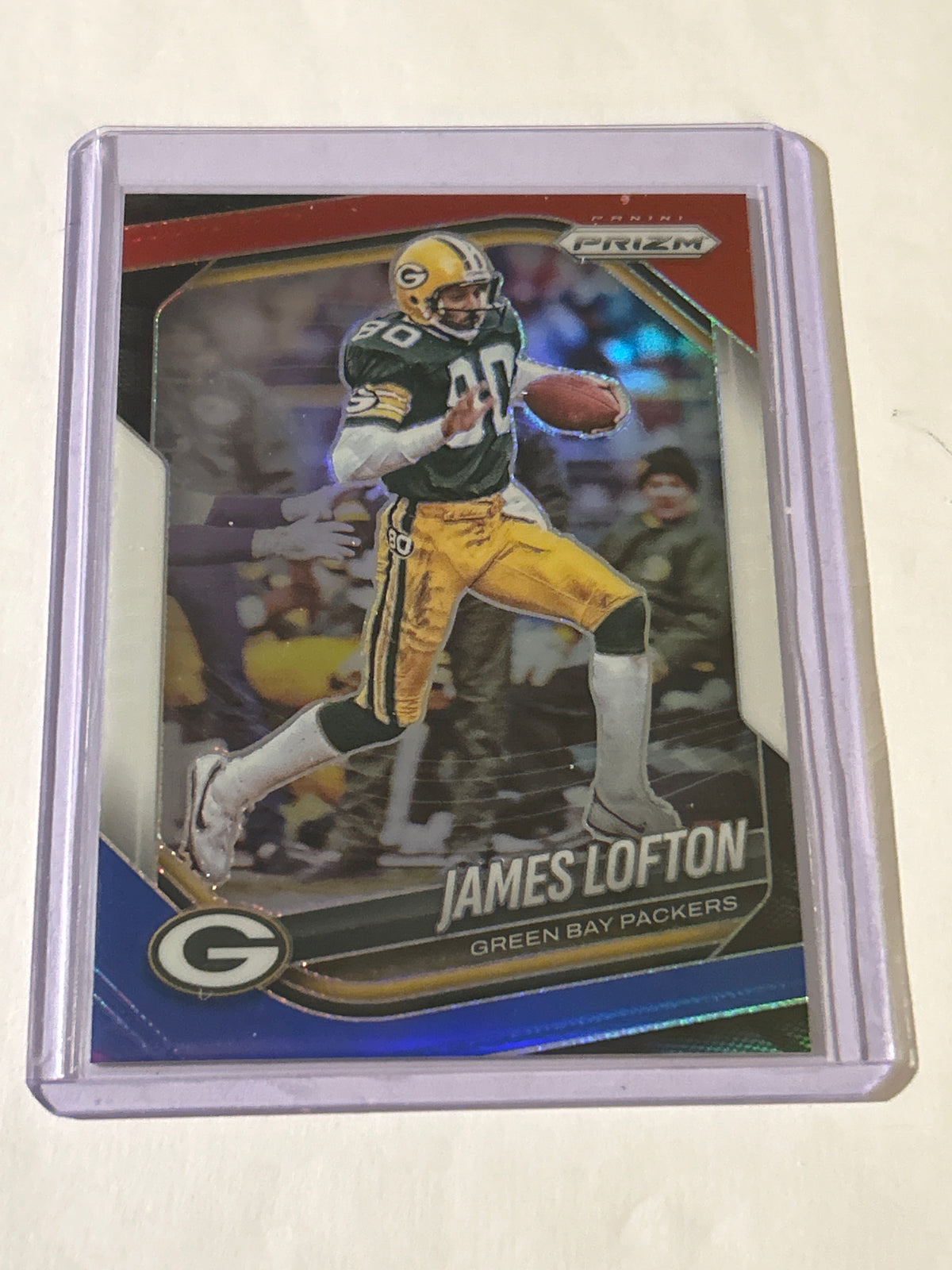 2025 Panini Prizm - James Lofton #149 Red White & Blue Prizm