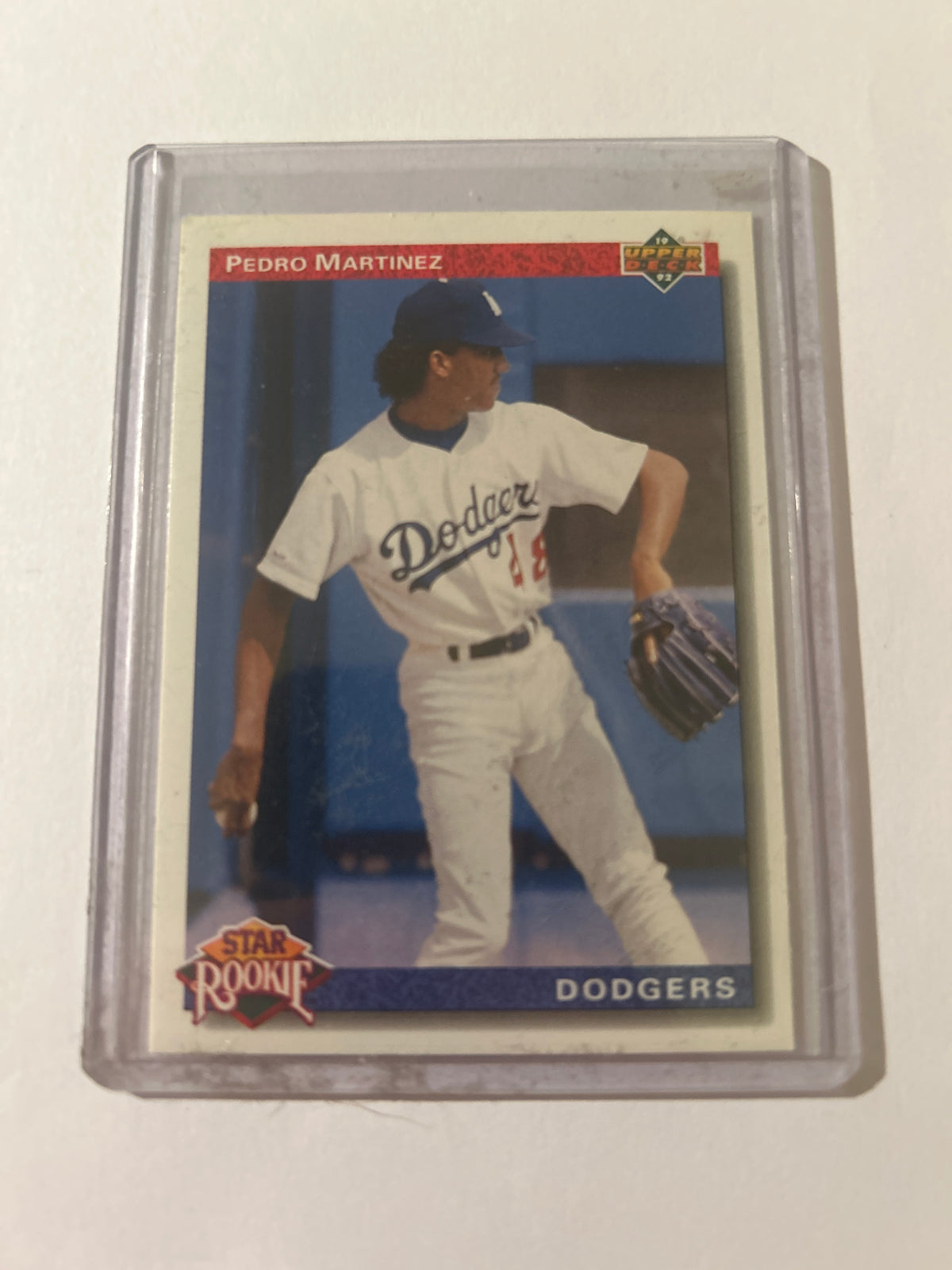 1992 Upper Deck - Star Rookie Pedro Martinez #18 (RC)