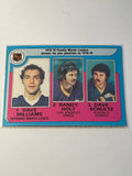 1979-80 O-Pee-Chee #5 Penalty Minute Leaders Tiger Williams Randy Holt Dave Schultz
