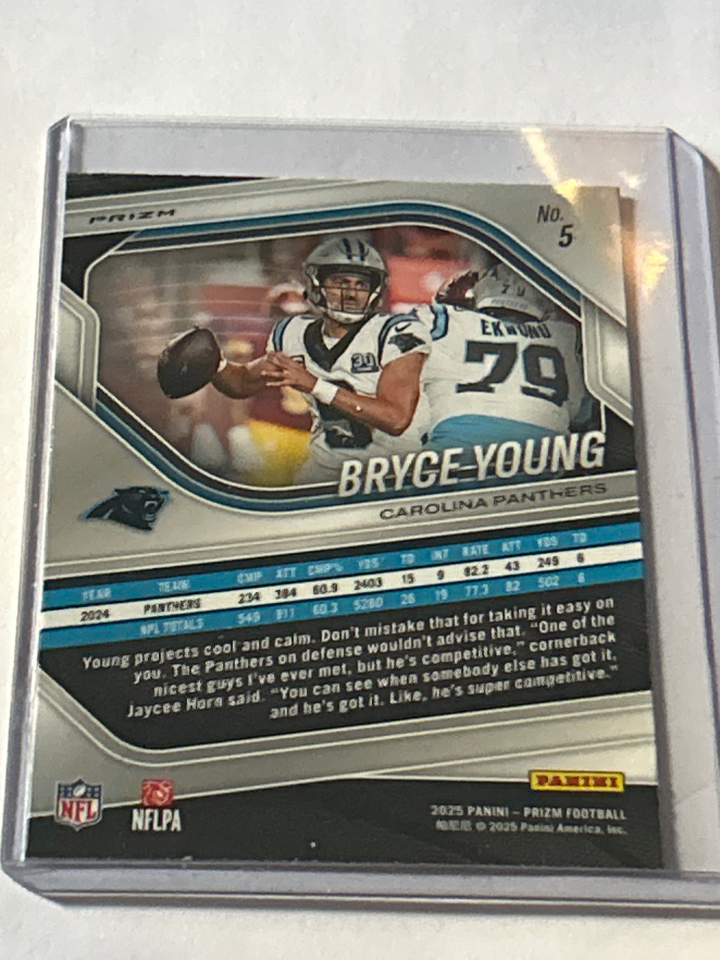 2025 Panini Prizm - Bryce Young #5 Pink Prizm