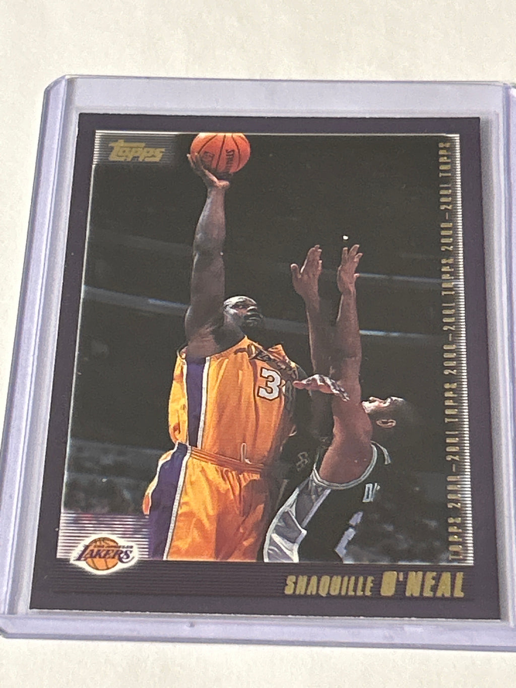 Shaquille O’Neal – 2000‑01 Topps – Los Angeles Lakers Card # 10