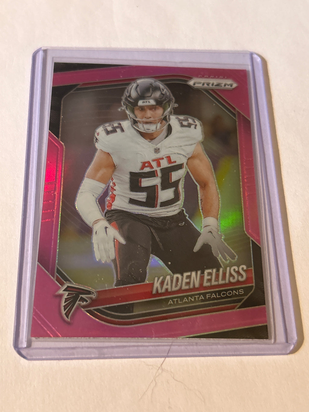 2025 Kaden Elliss Panini Prizm Pink Parallel –#11