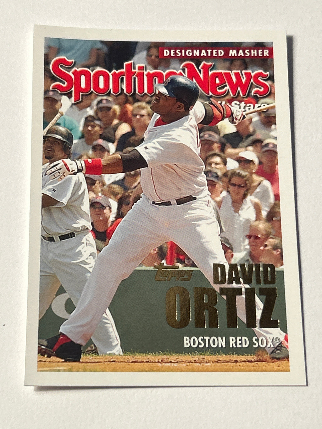 David Ortiz – Sporting News “Designated Masher” (Boston Red Sox) 2005 Topps Card 366