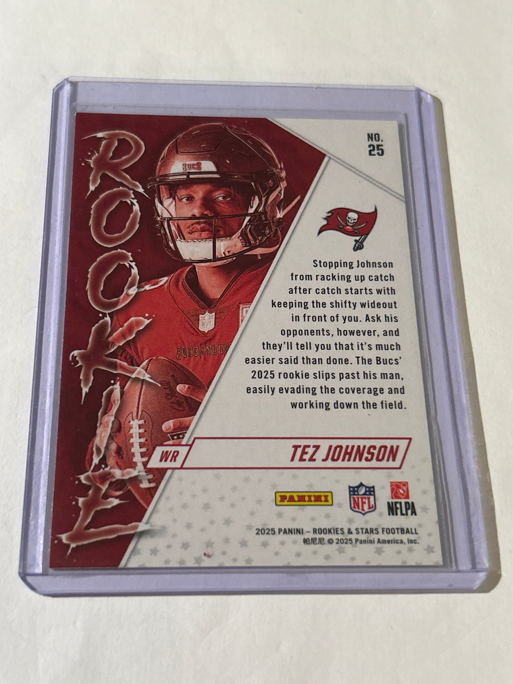 2025 Panini Rookies & Stars - Rookie Exclusive Tez Johnson #25 (RC)