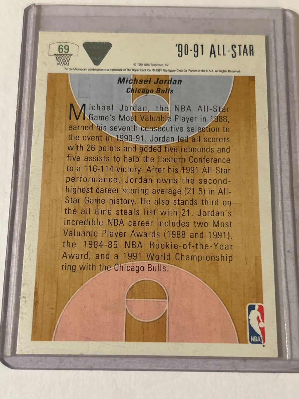 1991-92 Upper Deck - All-Star Michael Jordan #69