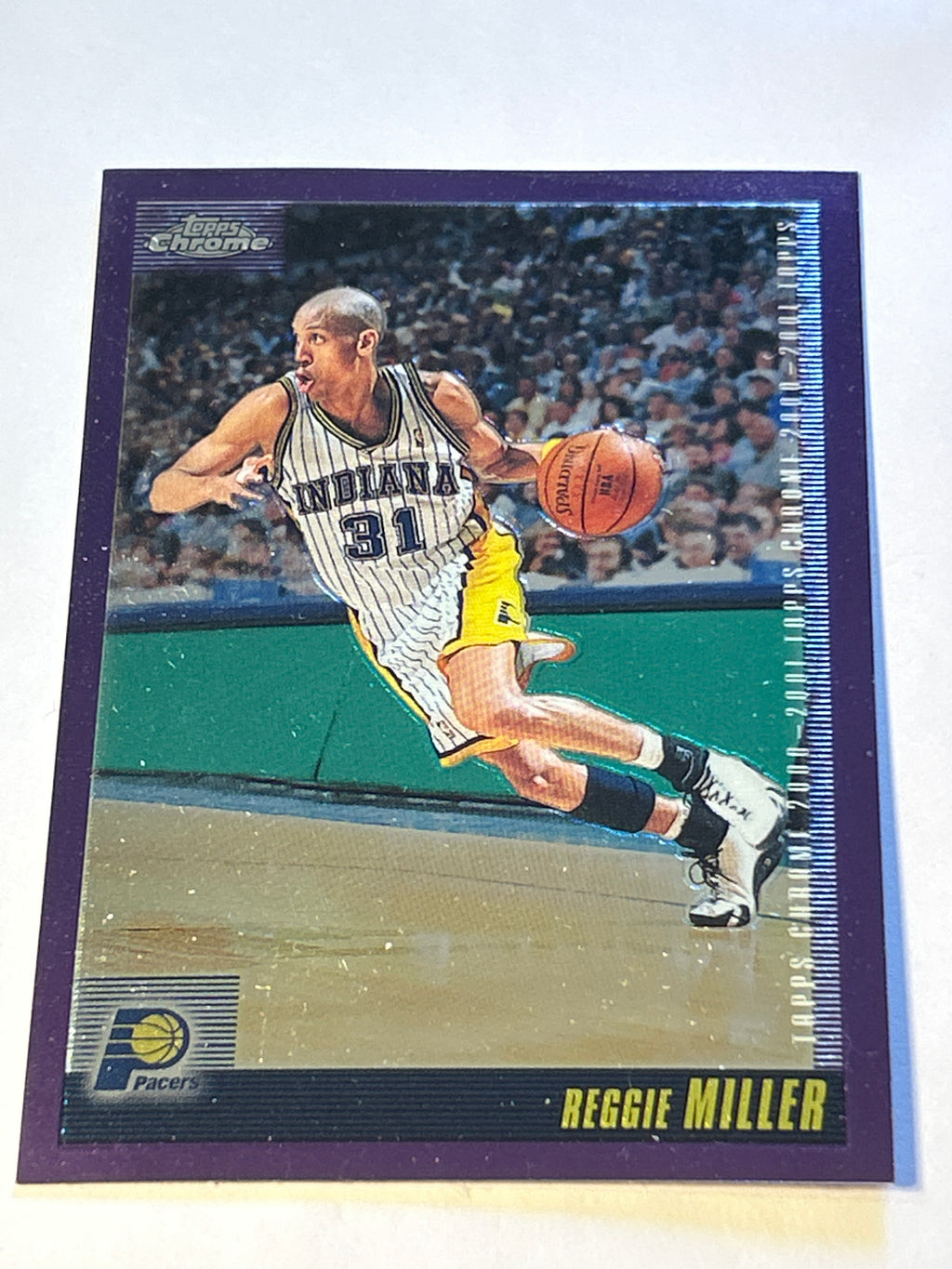 2000-01 Topps Chrome Reggie Miller #24