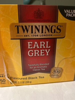 Twinings Earl Grey Tea – 50 Bags – Aromatic Black Tea – Value Pack (Best By 2/28)