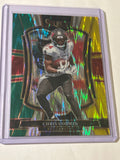 2025 Panini Select - Premier Level Chris Godwin #139 Green & Yellow Shock Prizm