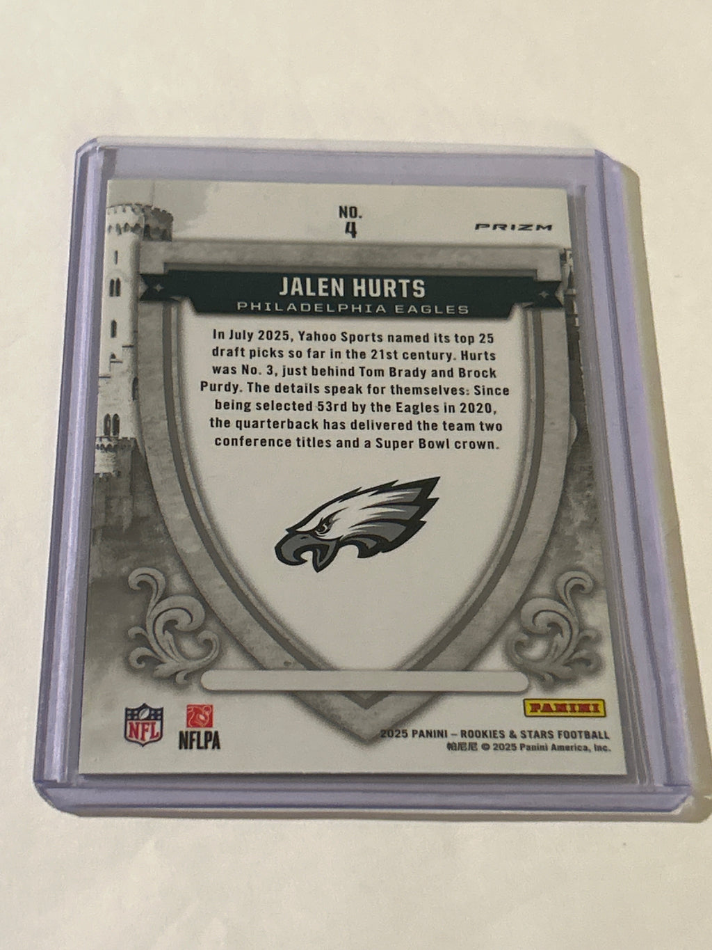 2025 Panini Rookies & Stars - Crusade Jalen Hurts #4 Silver