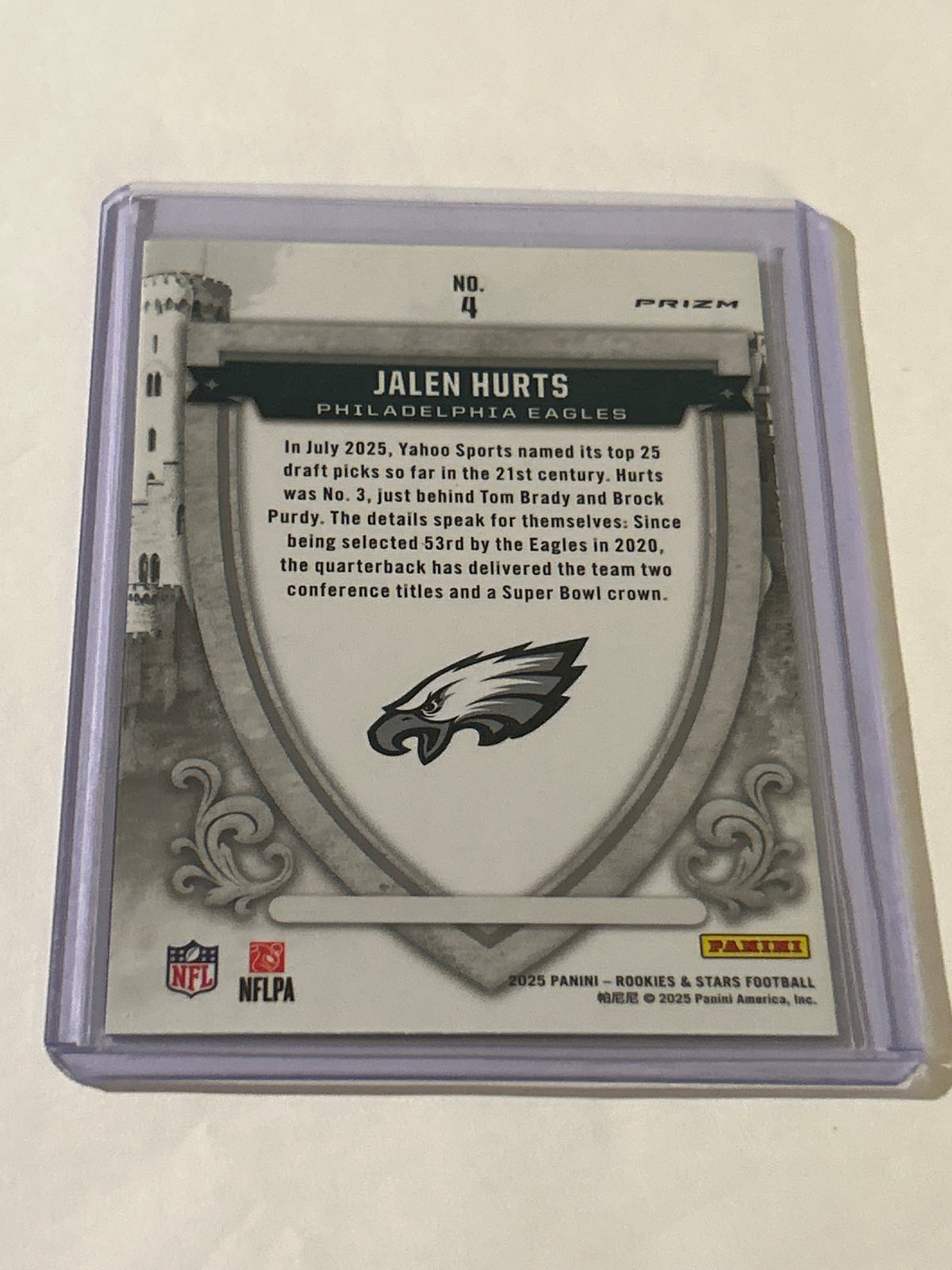 2025 Panini Rookies & Stars - Crusade Jalen Hurts #4 Silver