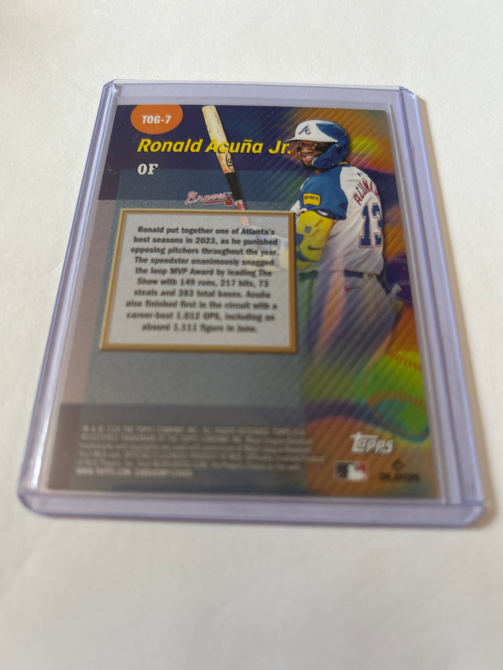 2026 Topps Series 1 - Titans of the Game Ronald Acuña Jr. #TOG-7