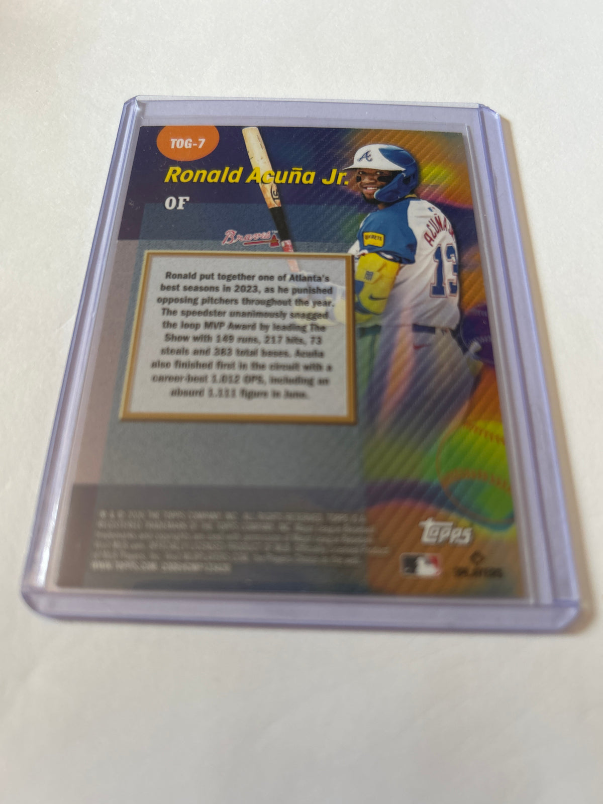 2026 Topps Series 1 - Titans of the Game Ronald Acuña Jr. #TOG-7