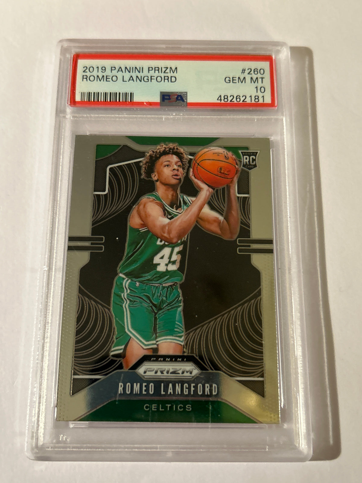 2019-20 Panini Prizm - Rookie Romeo Langford #260 Shooting (RC)