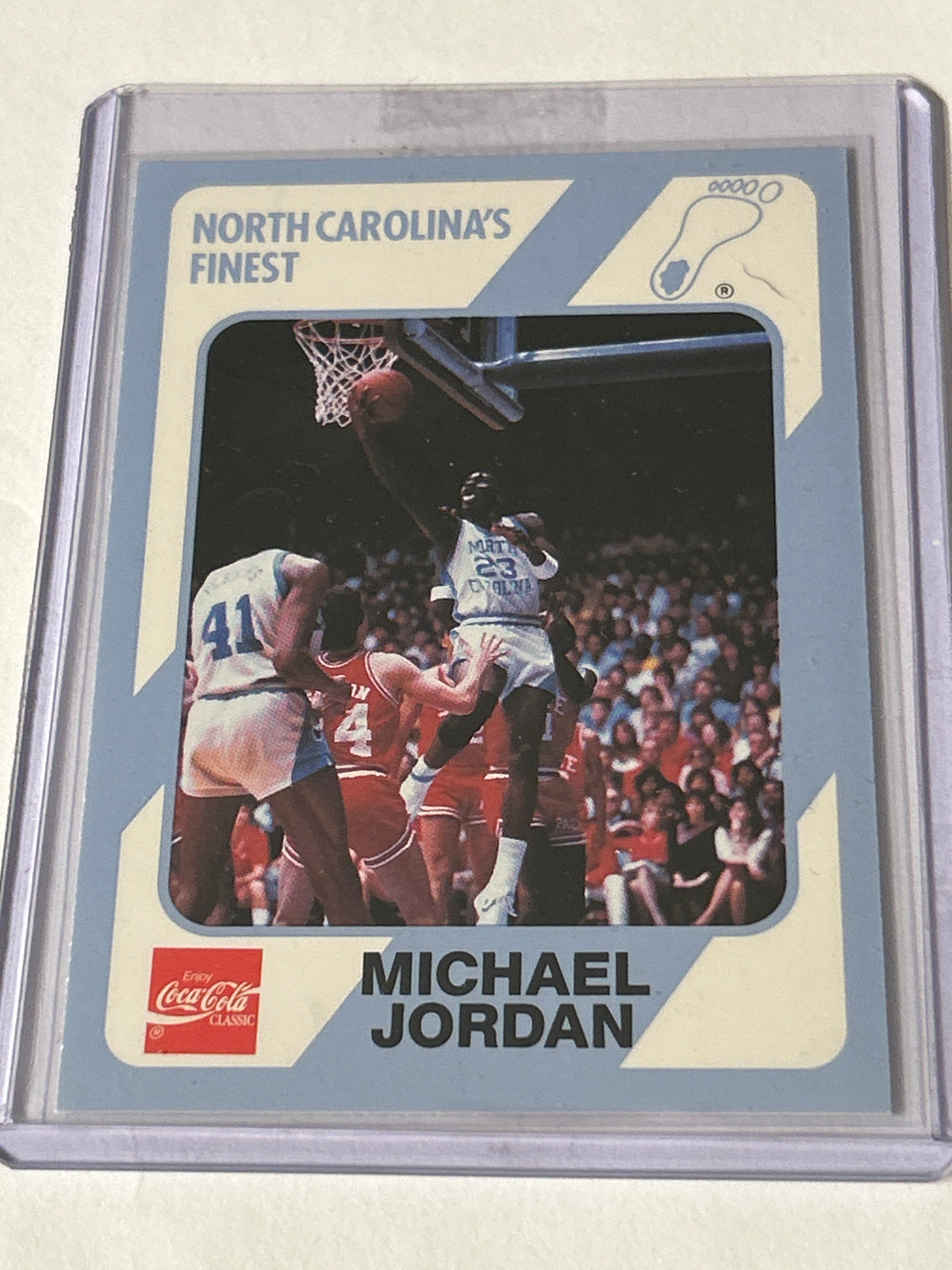 1989‑90 Collegiate Collection / Coca‑Cola North Carolina’s Finest – Michael Jordan #14